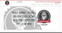 Desktop Screenshot of foureyedradio.com