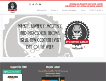 Tablet Screenshot of foureyedradio.com